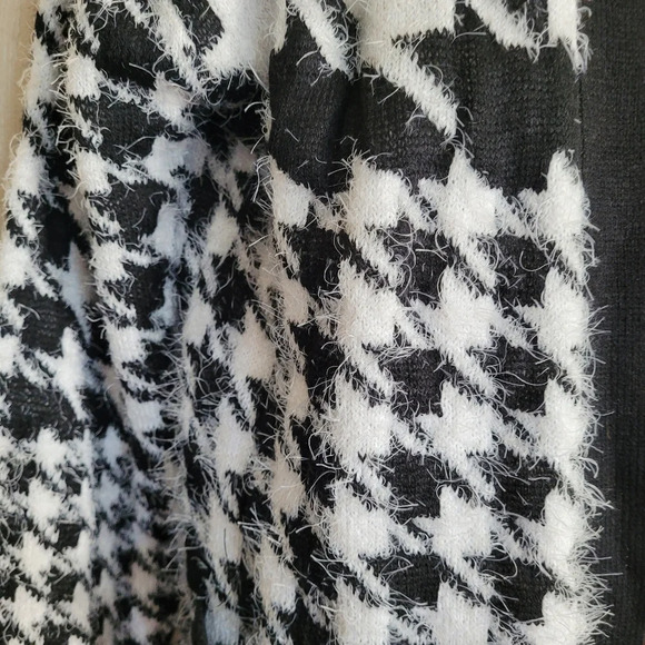 Alison Andrews Houndstooth Open Front Cardigan Sweater Size Women's Small NEW - Picture 6 of 11